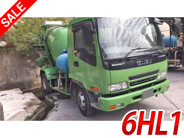 いすゞフォワードミキサー車（コンクリートミキサー）中型（4t）PB-FRR35C3S [写真01]