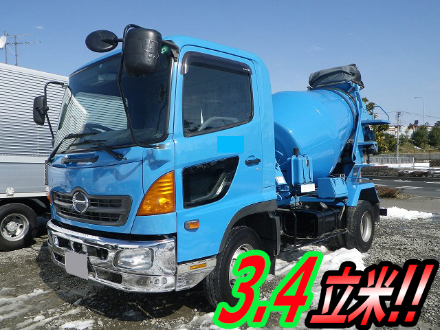 Kk Fc1jcea 中古ミキサー車 コンクリートミキサー 中型 4t レンジャー 東京 福島 岩手エリア販売実績 中古トラックのトラック王国