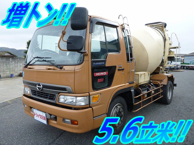 日野レンジャーミキサー車（コンクリートミキサー）増トン（6t・8t）KK-FE1JEDA [写真01]