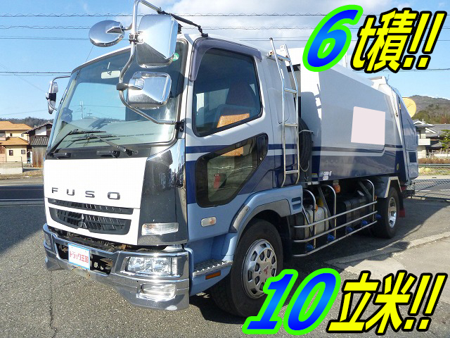 Pj Fk62fz 中古パッカー車 塵芥車 増トン 6t 8t ファイター 兵庫 岡山 奈良エリア販売実績 中古トラックのトラック王国