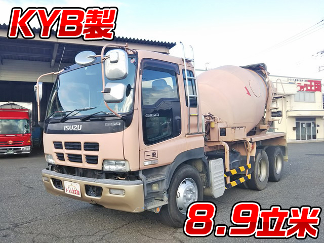 いすゞギガミキサー車（コンクリートミキサー）大型（10t）KL-CXZ51K4 [写真01]