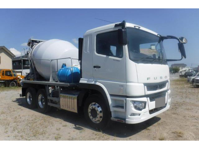 三菱ふそうスーパーグレートミキサー車（コンクリートミキサー）大型（10t）[写真03]
