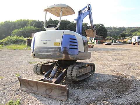 三菱ミニユンボ（ミニバックホー）[写真02]