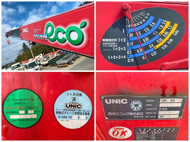 三菱ふそうキャンタークレーン4段小型（2t・3t）[写真15]