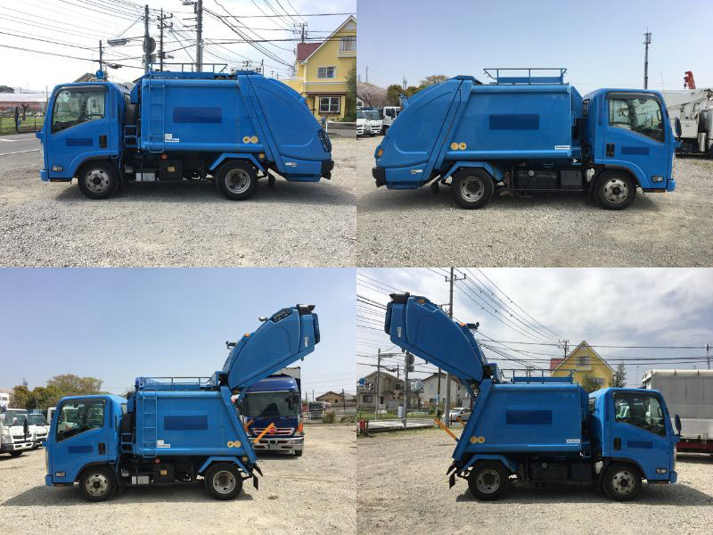 いすゞエルフパッカー車（塵芥車）小型（2t・3t）[写真05]