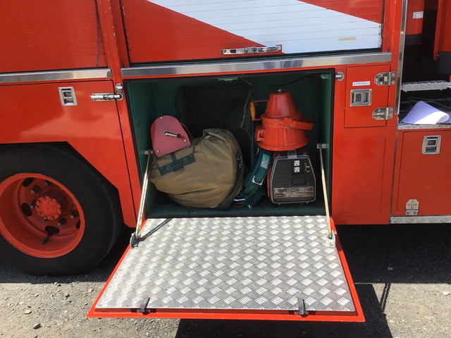 中古消防車 三菱ふそう 兵庫・奈良・京都 ファイター（KC-FL618FZ改
