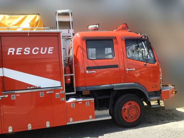 中古消防車 三菱ふそう 兵庫・奈良・京都 ファイター（KC-FL618FZ改