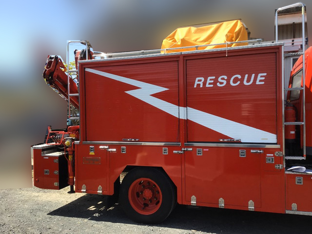 三菱ふそうファイター消防車中型（4t）[写真09]