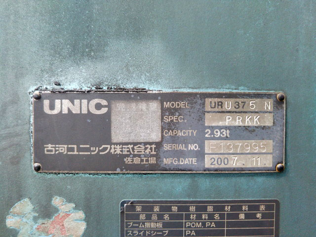 三菱ふそうファイタークレーン5段増トン（6t・8t）[写真22]