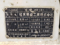 三菱ふそうキャンターミキサー車（コンクリートミキサー）小型（2t・3t）[写真17]