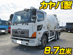 日野プロフィアミキサー車（コンクリートミキサー）2016年(平成28年)QPG-FS1AKDA