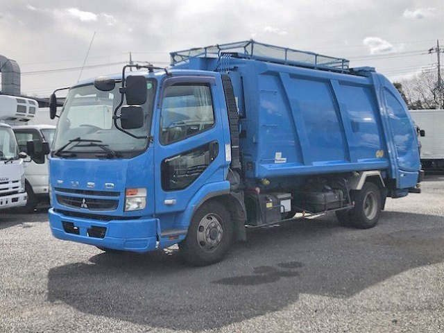 三菱ふそうファイターパッカー車（塵芥車）中型（4t）[写真03]