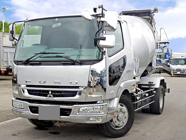 三菱ふそうファイターミキサー車（コンクリートミキサー）増トン（6t・8t）PJ-FK62FZ [写真01]