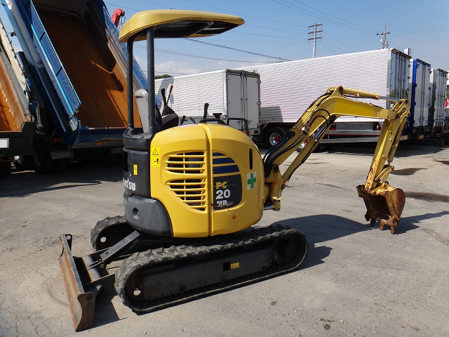 コマツミニユンボ（ミニバックホー）[写真02]