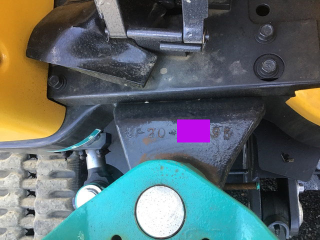 クボタミニユンボ（ミニバックホー）[写真15]