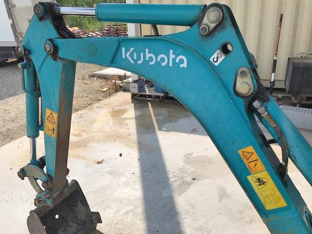 クボタミニユンボ（ミニバックホー）[写真09]