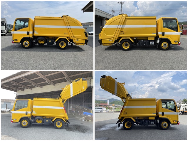 いすゞエルフパッカー車（塵芥車）小型（2t・3t）[写真05]
