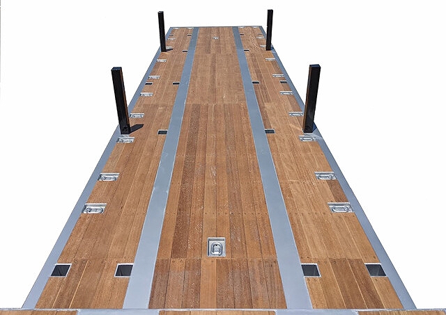 その他のメーカーその他の車種煽付平床式トレーラー大型（10t）[写真03]