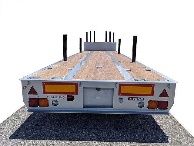 その他のメーカーその他の車種煽付平床式トレーラー大型（10t）[写真06]