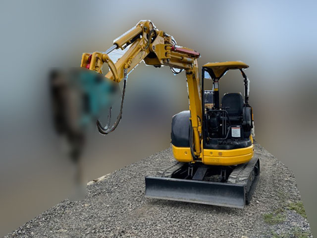 コマツミニユンボ（ミニバックホー）[写真03]