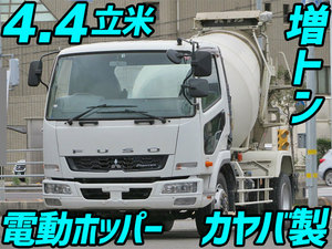 三菱ふそうファイターミキサー車（コンクリートミキサー）2016年(平成28年)TKG-FK72FY