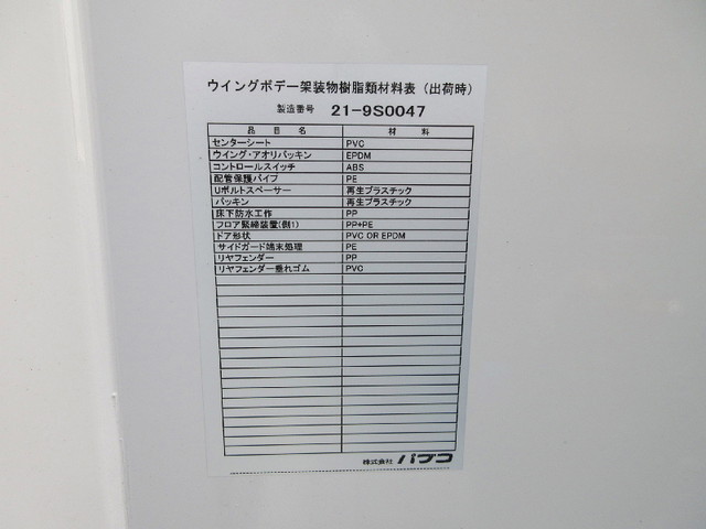 三菱ふそうキャンターアルミウイング小型（2t・3t）[写真10]