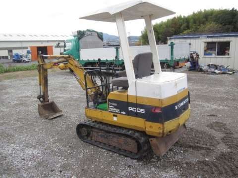 中古ミニユンボ（ミニバックホー） コマツ 兵庫・徳島・滋賀 （PC05-6
