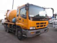 いすゞギガミキサー車（コンクリートミキサー）大型（10t）[写真01]