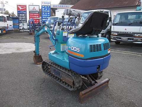 クボタ K-005-3　46h 超低稼働 実働良好 ミニユンボ クボタ K-005-3 ミニユンボ（ミニ油圧ショベル）~1t 東京都中古重機
