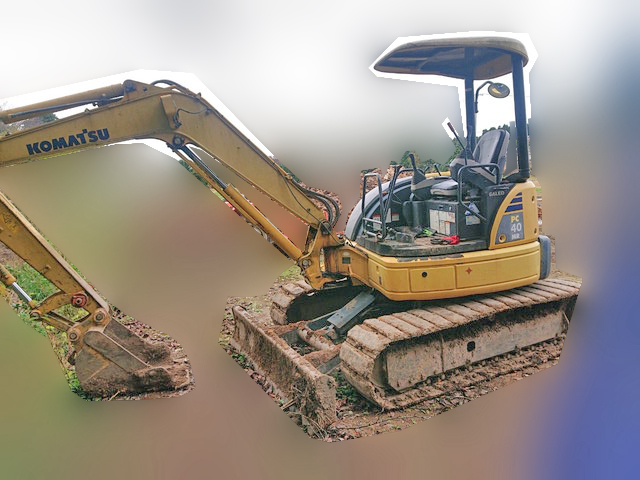 コマツユンボ（バックホー）[写真02]