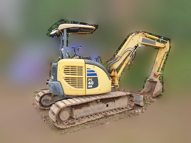 コマツユンボ（バックホー）[写真03]