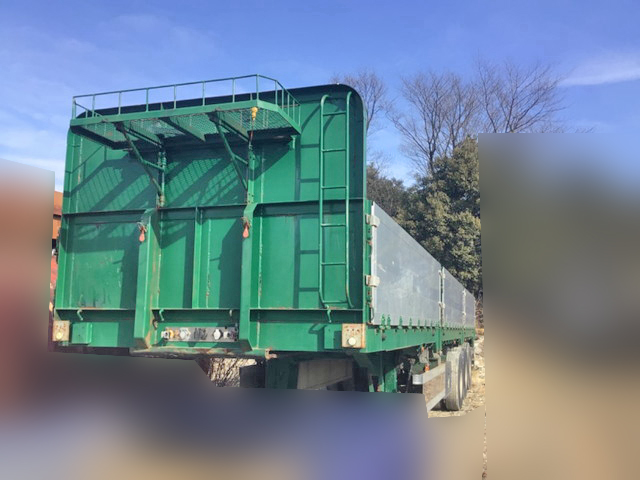 その他のメーカーその他の車種煽付平床式トレーラー大型（10t）[写真02]