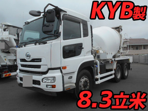 UDトラックスクオンミキサー車（コンクリートミキサー）2014年(平成26年)QKG-CW5XL