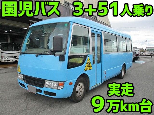 PDG-BE63DG：中古園児バス中型（4t）ローザ 三重・山梨・愛知納車対応