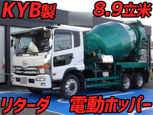 UDトラックスコンドルミキサー車（コンクリートミキサー）2015年(平成27年)QDG-PW39L