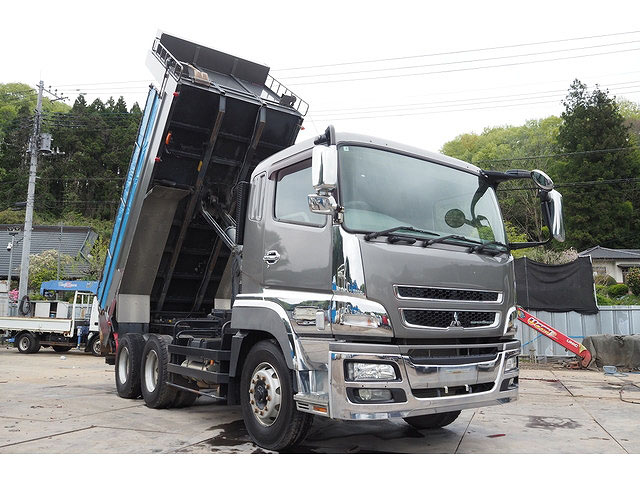 三菱ふそうスーパーグレートダンプ大型（10t）QKG-FV60VX [写真01]