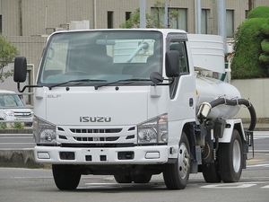 いすゞエルフバキュームカー2015年(平成27年)TPG-NKR85AN