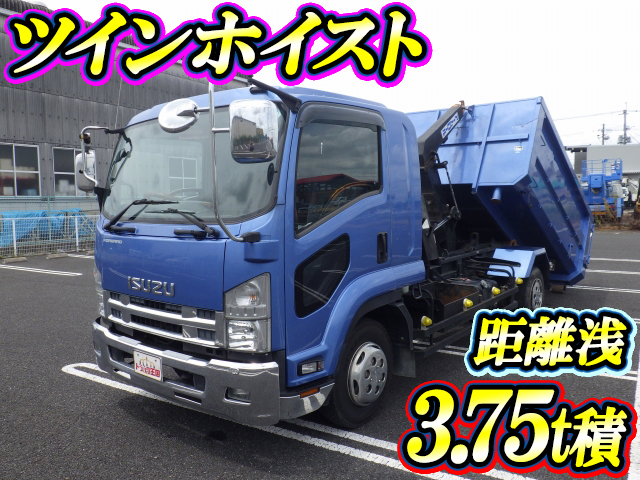 いすゞフォワードアームロール中型（4t）PKG-FRR90S2 [写真01]