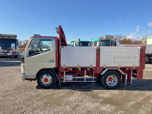 キャンター？エルフ？ 平成25年式／いすゞ／エルフ／クレーン付深ダンプ／古河／ポップアップ