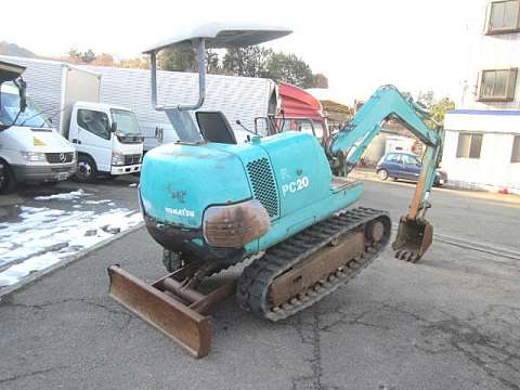 コマツミニユンボ（ミニバックホー）[写真02]