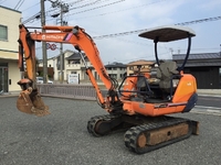 日立ミニユンボ（ミニバックホー）[写真01]