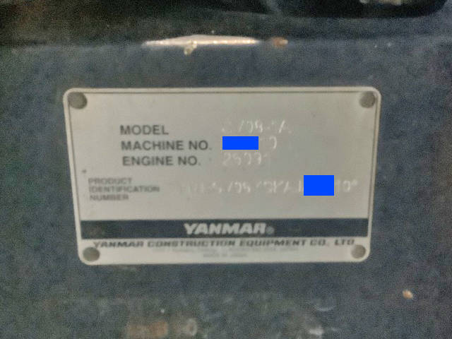 ヤンマーミニユンボ（ミニバックホー）[写真20]