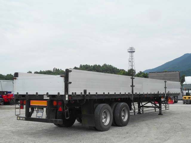 その他のメーカーその他の車種煽付平床式トレーラー大型（10t）[写真02]