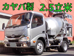日野デュトロミキサー車（コンクリートミキサー）2014年(平成26年)TKG-XZU600E