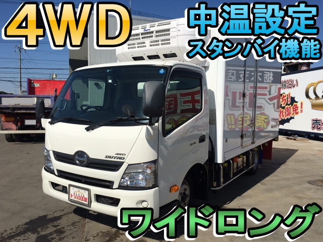 TKG-XZU775M：中古冷凍車（冷蔵車）小型（2t・3t）デュトロ 栃木・青森 