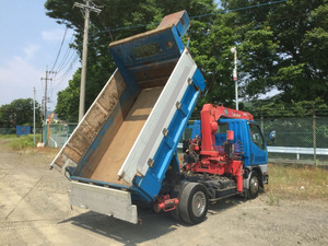 中古ダンプ・クレーン付 三菱ふそう 栃木・岩手・青森 キャンター（KK