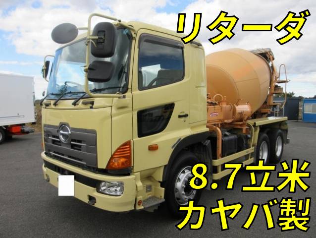 日野プロフィアミキサー車（コンクリートミキサー）2012年(平成24年)QKG-FS1AKAA