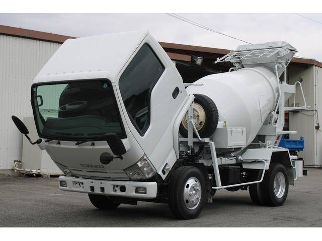 いすゞエルフミキサー車（コンクリートミキサー）小型（2t・3t）[写真03]