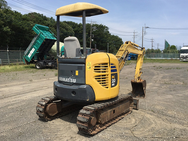 コマツミニユンボ（ミニバックホー）[写真02]