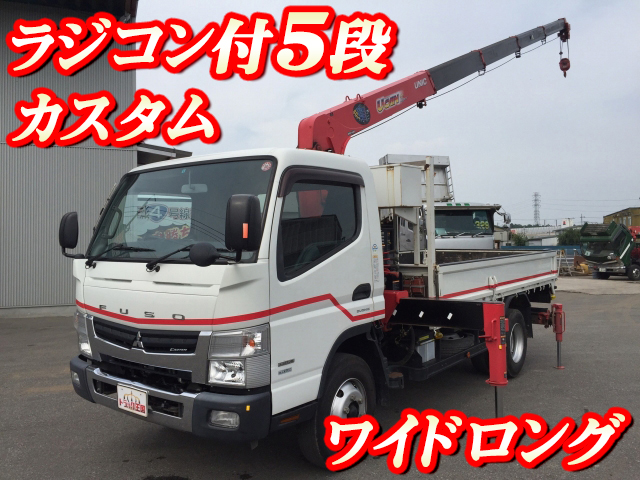 中古ユニック5段 三菱ふそう 栃木・千葉・福島 キャンター（SKG-FEB80